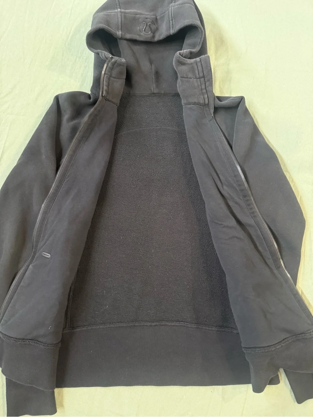 Women's Lululemon Scuba Full Zip Hoodie Black L
